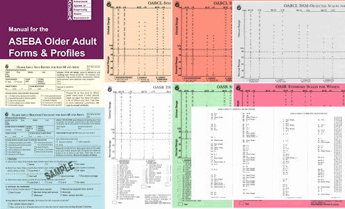 019 - STARTER KIT ASEBA per scoring manuale per età senile 60-90+