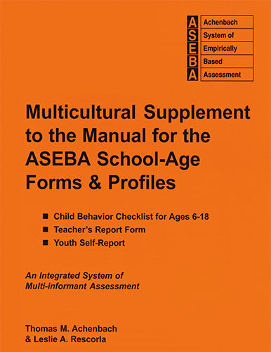 205E - Supplemento multiculturale al Manuale per i questionari e i profili dell'età scolare