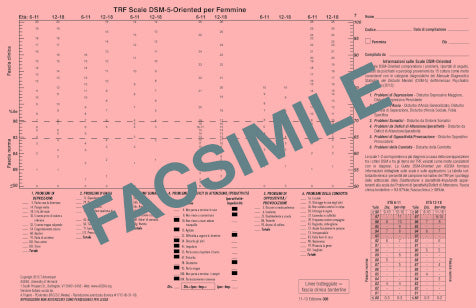 306-IT - Profili per lo scoring manuale TRF (Teacher Report Form) DSM-5 oriented