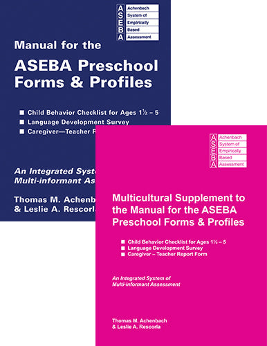 625E - OFFERTA SPECIALE: Manuale per i questionari e i profili dell'età prescolare + Supplemento multiculturale al Manuale