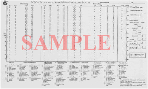 803 - Profili per lo scoring manuale SCICA (Semistructured Clinical Interview for Children &amp; Adolescents)