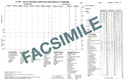 906-IT - Profili di scoring per C-TRF scale DSM-5 oriented per maschi e femmine
